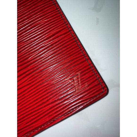 Louis Vuitton Epi Leather Bifold Long Wallet in Black and Red - Picture 7 of 8